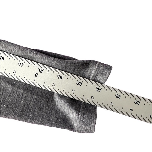 Eddie Bauer Women's Petite Small gray long-sleeve open front cardigan - Picture 9 of 11